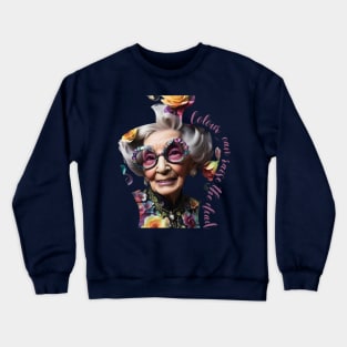 Iris Apfel fashionista Crewneck Sweatshirt